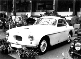 Bristol 404 (1953) - im Okt 1953 am Turiner Autosalon aufgenommen