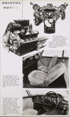 Bristol 407 (1961) - Motor und Interieur des schnellen Briten