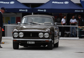 Bristol 411 an der Dolder Classics vom Juni 2013 - rarer Luxus-Sportwagen aus England
