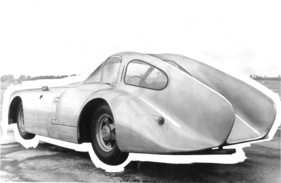 Bristol 450 (1953) - die doppelt geführten Finnen sollten mehr Stabilität bei hohen Geschwindigkeiten erzeugen