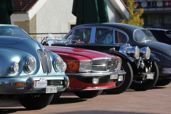 Image: Bristol, Mercedes-Benz and SS in rank and file - Emil Frey Classics / Zwischengas.com Oldtimer/Youngtimer end-of-season brunch 2019