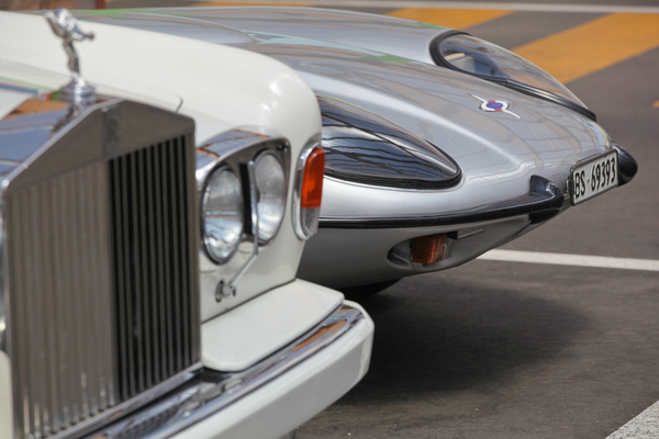 Britische Gegensätze - Rolls-Royce und Marcos - 3. Youngtimer- und Classictreffen Pratteln am 15. Juli 2018