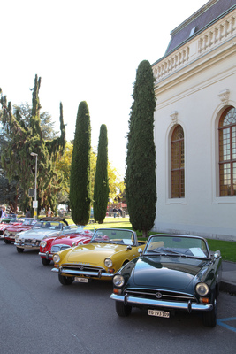 Britische Sportwagen-Tradition vereint - Sunbeam, MG, Triumph, ... - Swiss Classic British Car Meeting Morges 2017
