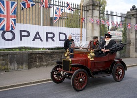 Britischer Wagen aus der Pionierzeit - Swiss Classic British Car Meeting in Morges 2015 Britischer Wagen aus der Pionierzeit - Swiss Classic British Car Meeting in Morges 2015