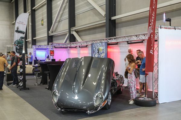British Classic Cars shows a Jaguar E-Type from the first series - Swiss Classic World Lucerne 2023