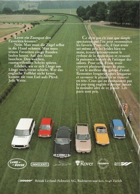 British Leyland (1980) - Werbung aus dem Jahre 1980 - (1980)