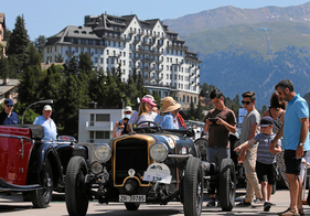 British Salmson S4C Special (1935) - am British Classic Car Meeting St. Moritz 2015