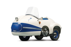 Brütsch Mopetta (1958) - angeboten an der Versteigerung des Bruce Weiner Microcar Museums durch RM Auction am 15. und 16. Februar 2013