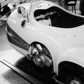 Brütsch Mopetta (1959) - Fahrwerk