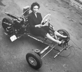 Brütsch Zwerg (1955) - Die nackte Karosserie.