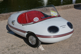 Brütsch Zwerg (1955) - windschlüpfiges Kleinstautomobil, das mit 7 PS 95 km/h erreichen wollte - Classic-Gala Schwetzingen 2018