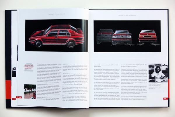 Buch "Alfa Romeo 75" - Designschritte