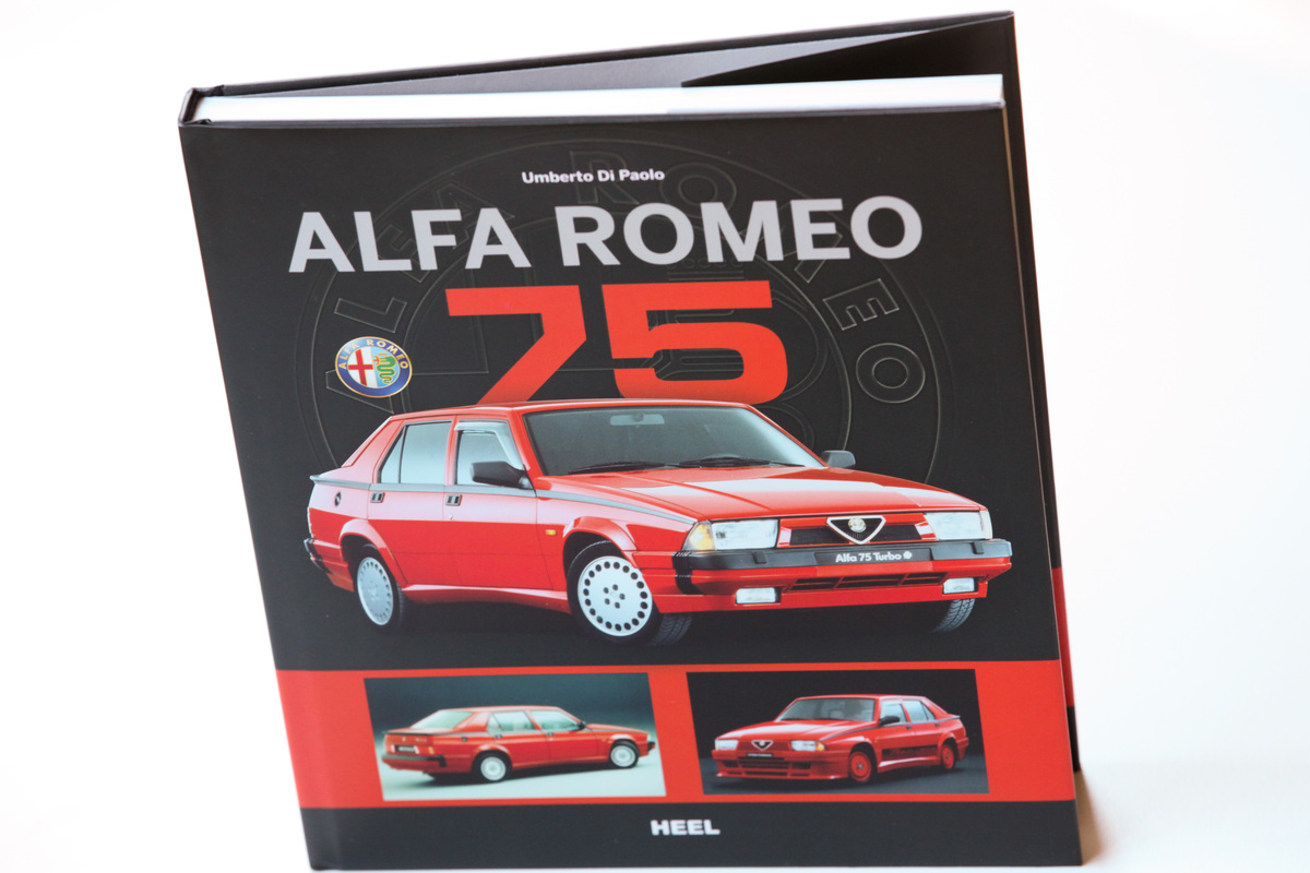 Buch "Alfa Romeo 75" - Einband