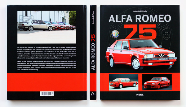 Bild Buch "Alfa Romeo 75" - Einband
