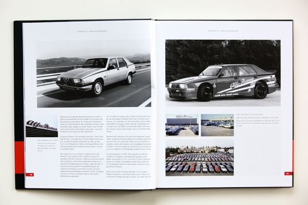 Bild Buch "Alfa Romeo 75" - Für die Strasse und die Rennstrecke