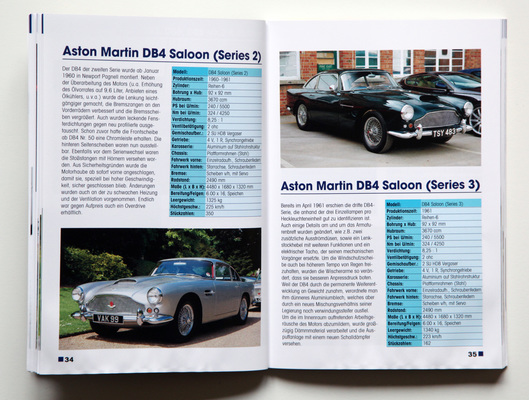 Buch "Aston Martin - Serienmodelle seit 1948" - DB 4