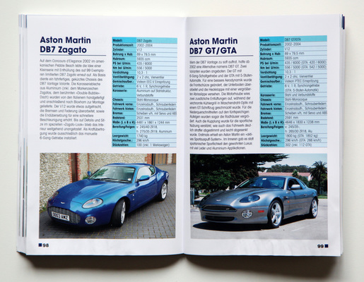 Bild Buch "Aston Martin - Serienmodelle seit 1948" - DB 7