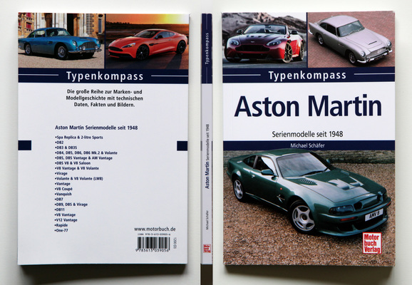 Buch "Aston Martin - Serienmodelle seit 1948" - Einband