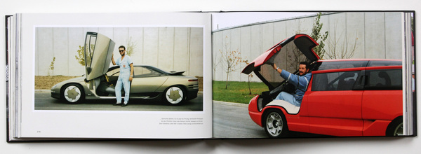 Bild Buch "Der beste Job der Welt - Lamborghini Testfahrer" - Balboni am Lenkrad von Prototypen