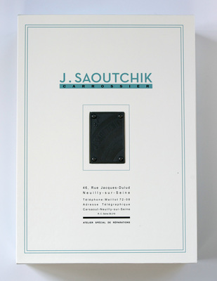 Buch "J. Saoutchik - Carrossier" - Einband