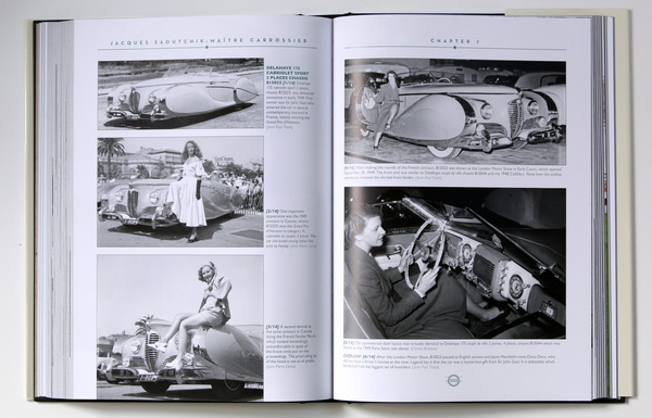 Buch "J. Saoutchik - Carrossier" - die oppulenten Jahr am Beispiel Delahaye (Vol III)