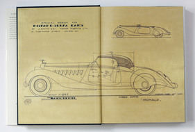 Buch "J. Saoutchik - Carrossier" - erste Innenseite Volume I Buch "J. Saoutchik - Carrossier" - erste Innenseite Volume I