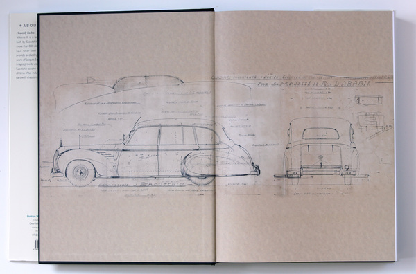 Buch "J. Saoutchik - Carrossier" - erste Innenseiten Volume III