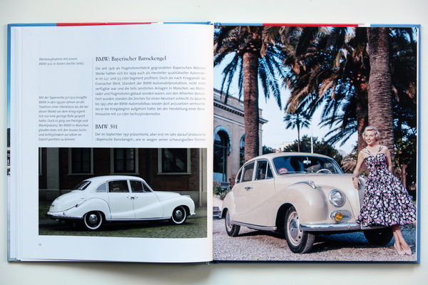 Bild Buch "Luxuswagen der Fünfzigerjahre" - aus dem Kapitel zum BMW 501/502