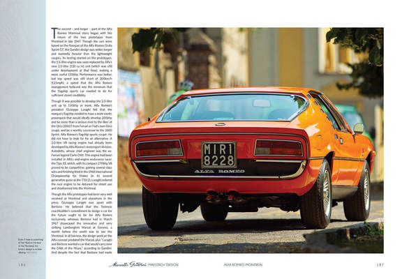 Bild Buch «Marcello Gandini - Maestro of Design» - Der Alfa Romeo Montreal. Eine Skulptur auf Rädern