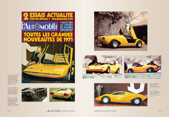 Bild Buch «Marcello Gandini - Maestro of Design» - Gandini prägte die Keilform der Supersportwagen bis auf den letzten Falz. Der Countach war, ist und bleibt die Ikone einer Designära
