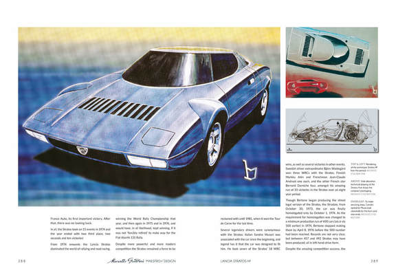 Buch «Marcello Gandini - Maestro of Design» - Nach Alfa Romeo Montreal und Lamborghini Countach zeigte Gandini mit dem Lancia Stratos über welche gestalterische Bandbreite er verfügte, um ein und das selbe Thema zu variieren