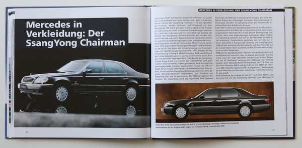 Buch "Mercedes-Benz W 124" - die Ssang Yong Alternative