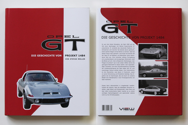 Bild Buch "Opel GT - Die Geschichte von Projekt 1484" - Einband