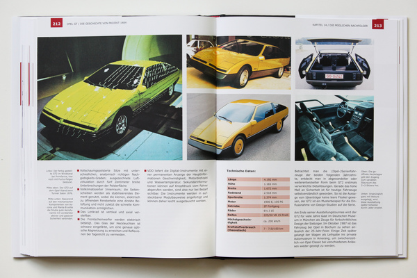 Bild Buch "Opel GT - Die Geschichte von Projekt 1484" - potentielle Nachfolger