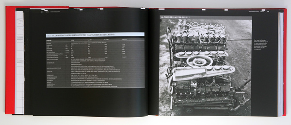 Bild Buch "Porsche 917 - Archiv und Werkverzeichnis 1969-1975" - technische Daten des 16-Zylinders