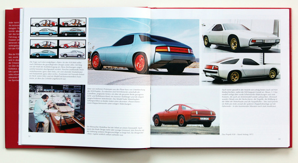 "Buch Porsche 928 - Alle Modelle von 1977 bis 1995" - Entwicklung - die Nähe zum 924 ist sichtbar