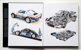 Buch "Porsche Turbo" - Einband innen Buch "Porsche Turbo" - Einband innen