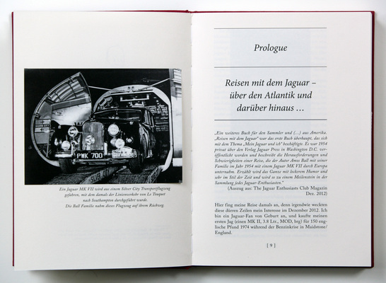 Bild Buch "Reisen mit dem Jaguar" - Prologue