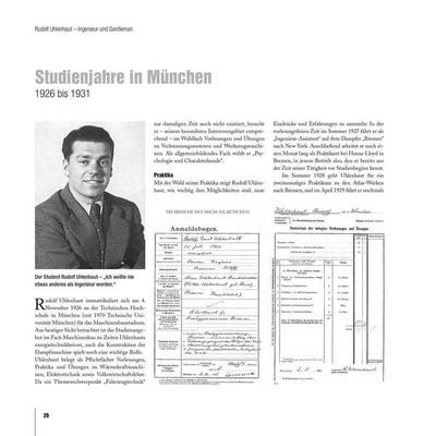 Buch "Rudolf Uhlenhaut - Ingenieur und Gentleman - Der Vater des 300 SL" - Studienjahre