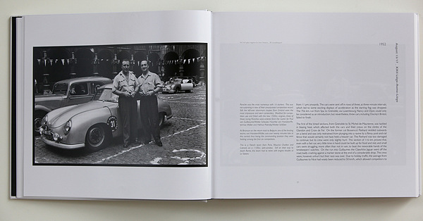 Buch "SportErfolge" von Tony Adriaensens - typisches Bild vom Rennen Lüttich-Rom-Lüttich aus dem Jahr 1952