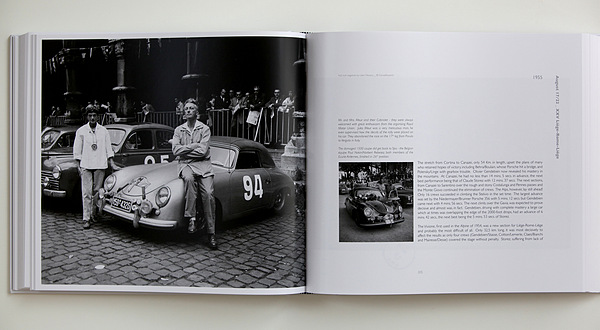 Buch "SportErfolge" von Tony Adriaensens - wunderschöne Aufnahme anlässlich des Rennens Lüttich-Rom-Lüttich von 1955