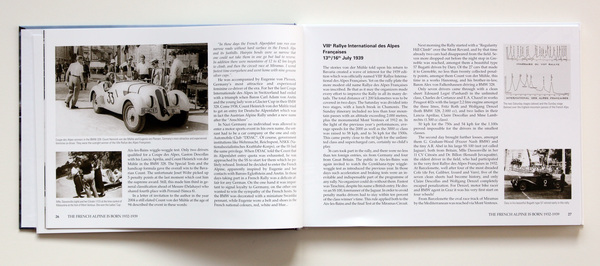 Bild Buch "The Rise and Fall of the French Alpine Rallye" - die Ausgabe von 1939