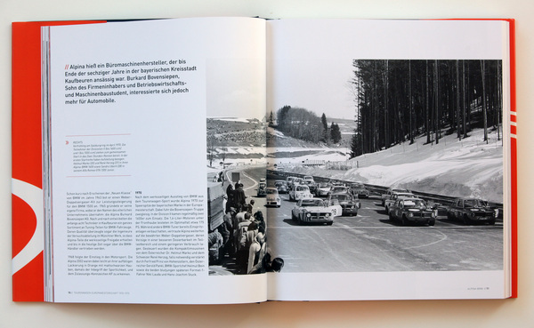 Bild Buch Tourenwagen Europameisterschaft 1970-1975" - die Alpina-BMW