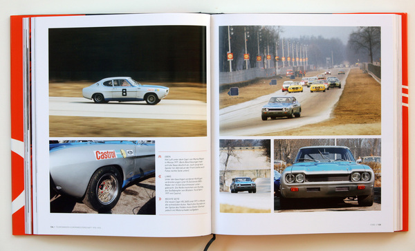 Buch Tourenwagen Europameisterschaft 1970-1975" - die Ford Capri