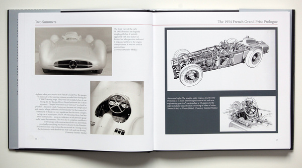 Bild Buch "Two Summers - The Mercedes-Benz W 196 R Racing Car" - Aufbau des Rennwagens