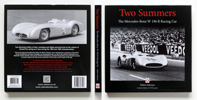 Buch "Two Summers - The Mercedes-Benz W 196 R Racing Car" - Einband Buch "Two Summers - The Mercedes-Benz W 196 R Racing Car" - Einband
