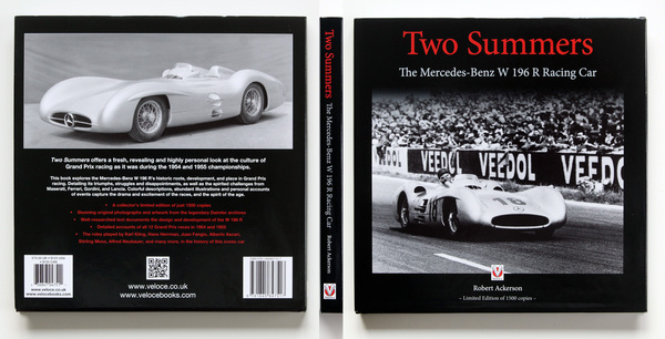 Bild Buch "Two Summers - The Mercedes-Benz W 196 R Racing Car" - Einband
