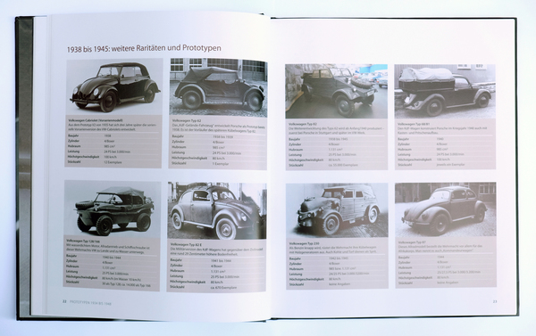 Bild Buch "Volkswagen Raritäten" - Käfervarianten