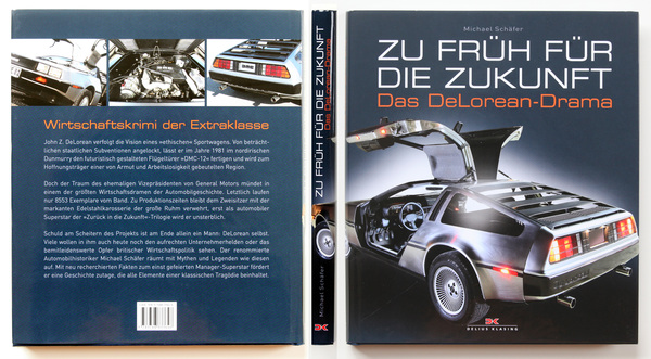 Buch "Zu früh für die Zukunft - das DeLorean-Drama" - Einband