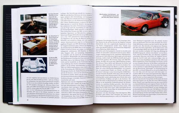 Bild Buch "Zu früh für die Zukunft - das DeLorean-Drama" - Entwicklung des Sportwagens